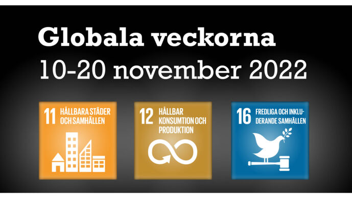 Logotyp för Globala veckorna i Norrköping