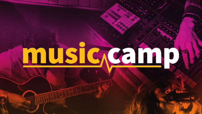Grafiskt material till Music Camp