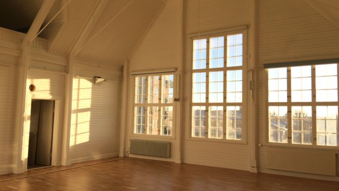 Danssalen i Studiefrämjandets lokaler i Örebro.
